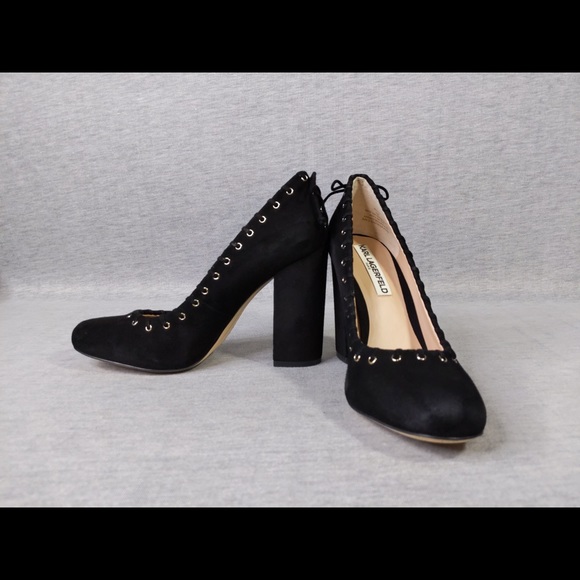 2x 👯‍♀️Host Pick⚡️Karl Lagerfeld Suger Block Pumps - Picture 2 of 15